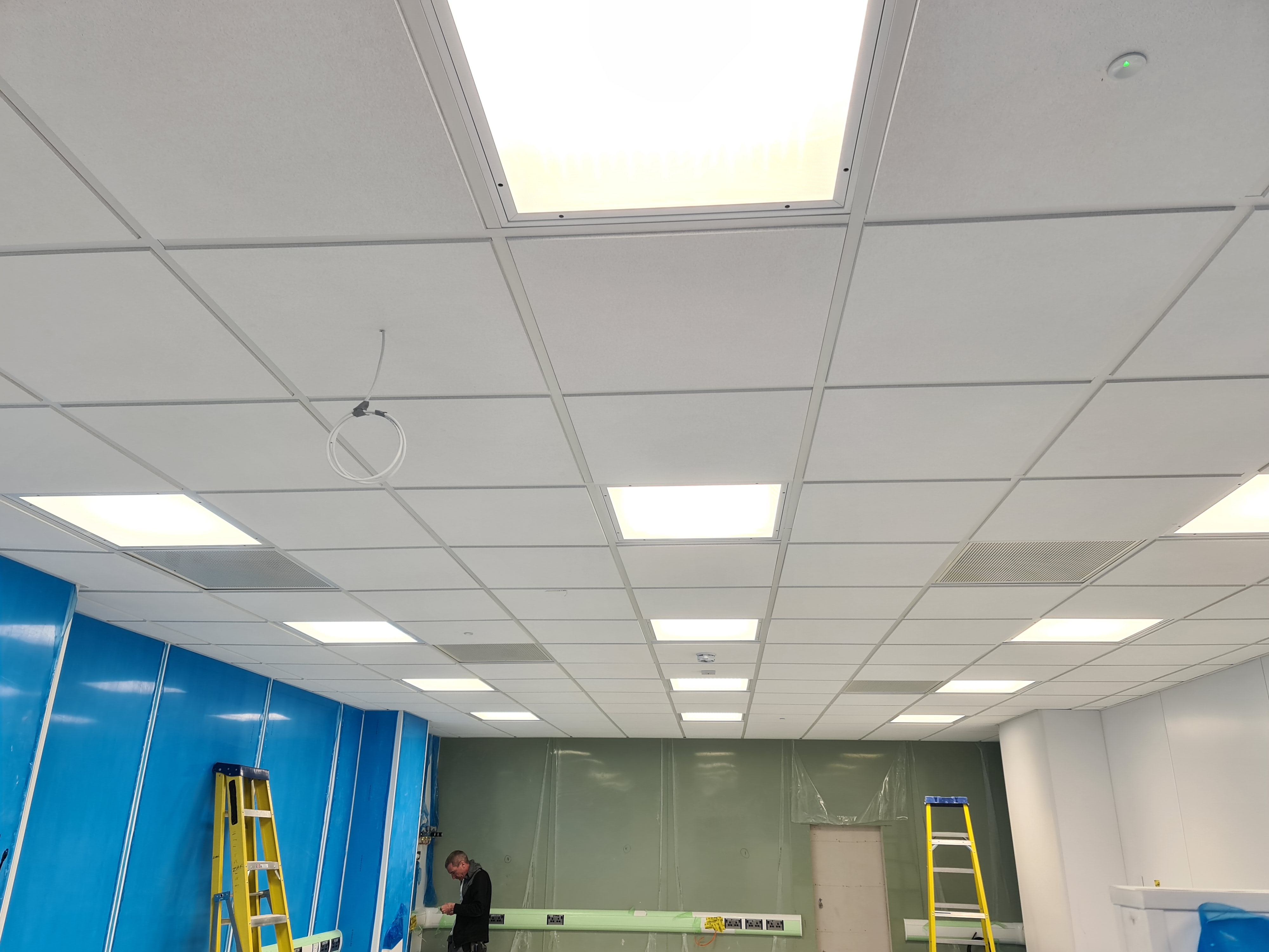 MF & grid ceiling installation